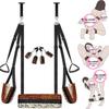 Upgraded SM Leopard Print Swing for Adults - Doorway Sex Seat Toy
