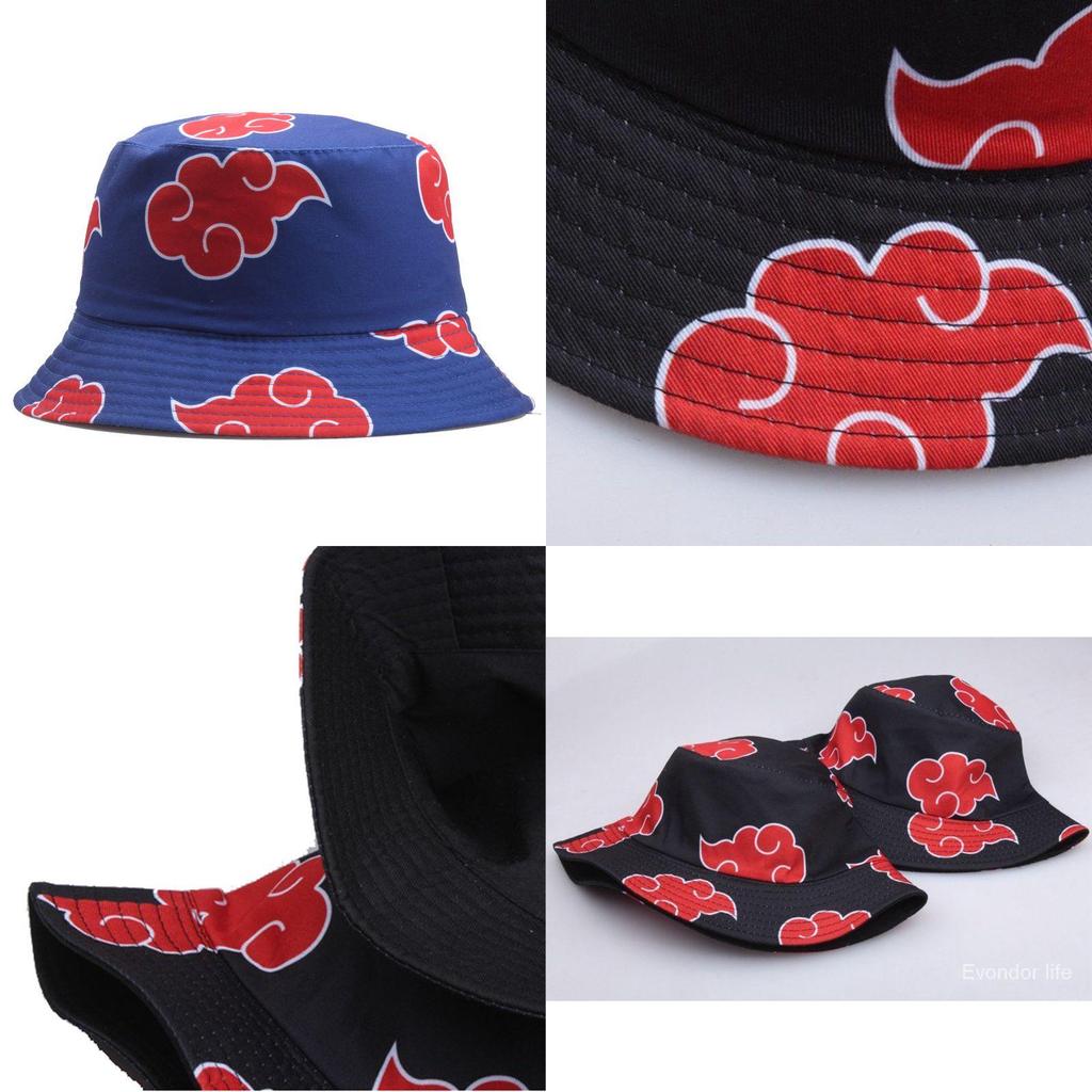 Trendy Cotton Blend Naruto Hat Akatsuki Fisherman Cap For Spring And Summer Unisex