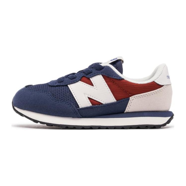 

New Balance NB 237 Versatile Low top Kids Lifestyle Shoes Cyan Red Kids PH237TR Wide (W) 28