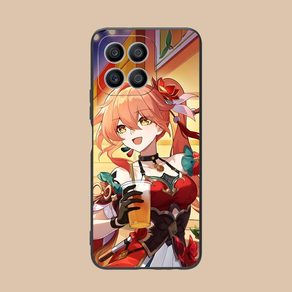 HSR Guinaifen Matte TPU Mobile Phone Case for Honor 90 80 70 60 50 30 20 10 9 8 7 Pro S SE Lite 5G Colorful Printing Cover