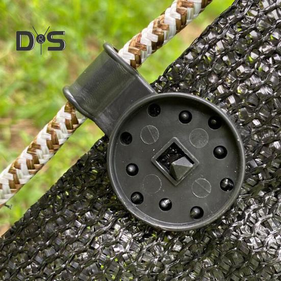 50/100 Pcs Shade Cloth Plastic Clips Heavy Duty Shade Tarp Buckle Reusable Fixing Clips for Agricultural Anti Bird Net Garden Windproof Sun Shade