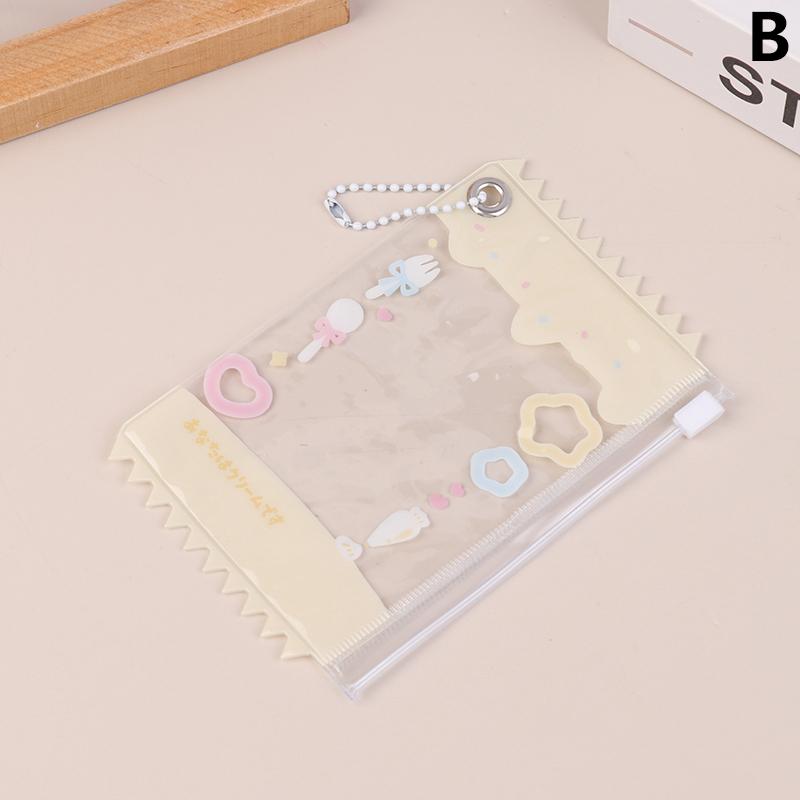 1Pc Cute Transparent Candy Bag 3 Inch Kpop Idol Card Sleeves Photocard Holder Card Films Game Cards Protective Collect Bag