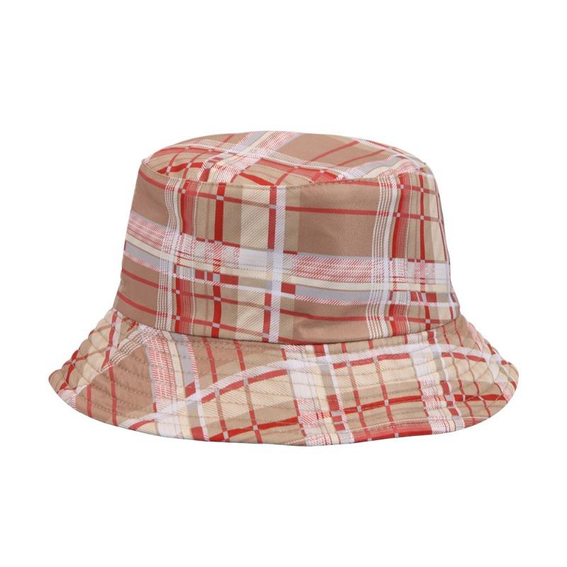 Summer Women's Shade Breathable Bucket Hat Sunscreen Sun Hat Outdoor Sports Casual Fashion Striped Lattice Floral Print Basin Hat