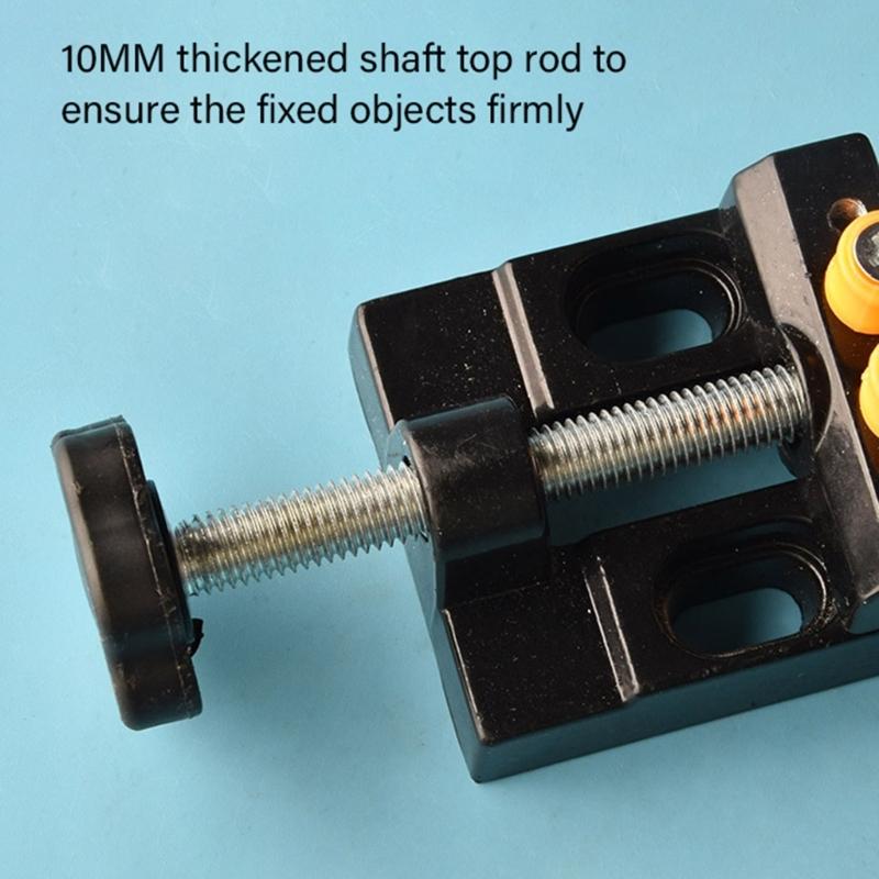Mini Flat Clamp Table Jaw Benches Clamp Mini Drill Press Vice Opening Parallel Table Vise Sculpture Craft Carving Tool