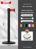 Retractable Queue Barrier Post with Belt
