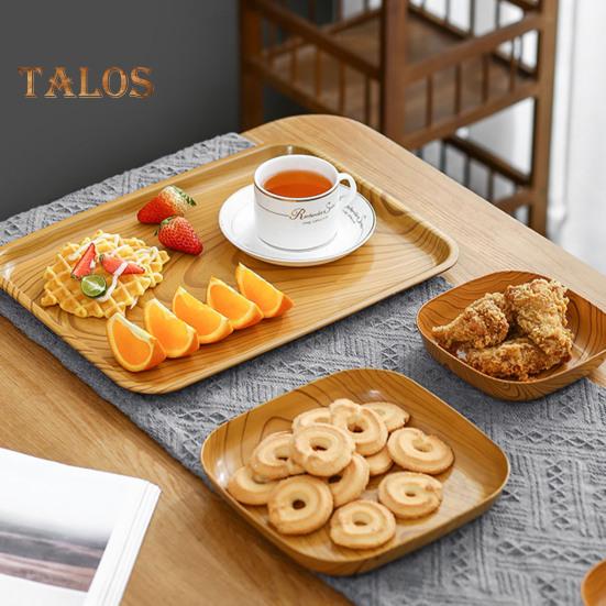 4/8Pcs Spit Bone Dish Large Capacity Storage Rounded Edges Reliable Cake Fruit Dessert Tableware Tray Restaurant Accessories