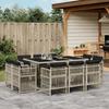 VidaXL Garden Dining Set with Cushions 11 Pcs, Patio Table and Chair, Patio Furniture, Furniture 3211031