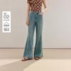 INMAN Vintage Washed Flare Jeans