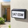 Waterproof Housing Solar LED Address Plaque Light Outdoor Decoration Lamp  Entrance Wall