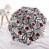 1pc Love Pattern Umbrella - Portable Home Essential, Durable Iron Frame with Rod Structure, Fashion Lovers Yy250910026
