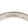 Excellent HERMES Ring ring Heart Knock Ring combination Silver 925 Women Used