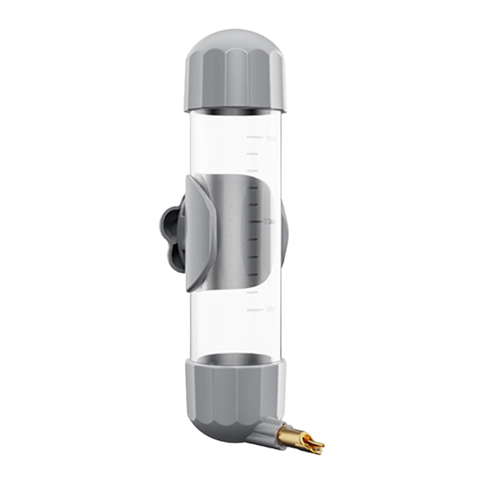 

Bird Drinker Cage Accessories Easy Install Drinking Device for Cockatiels Lovebirds Budgerigar Aviary сірий колір