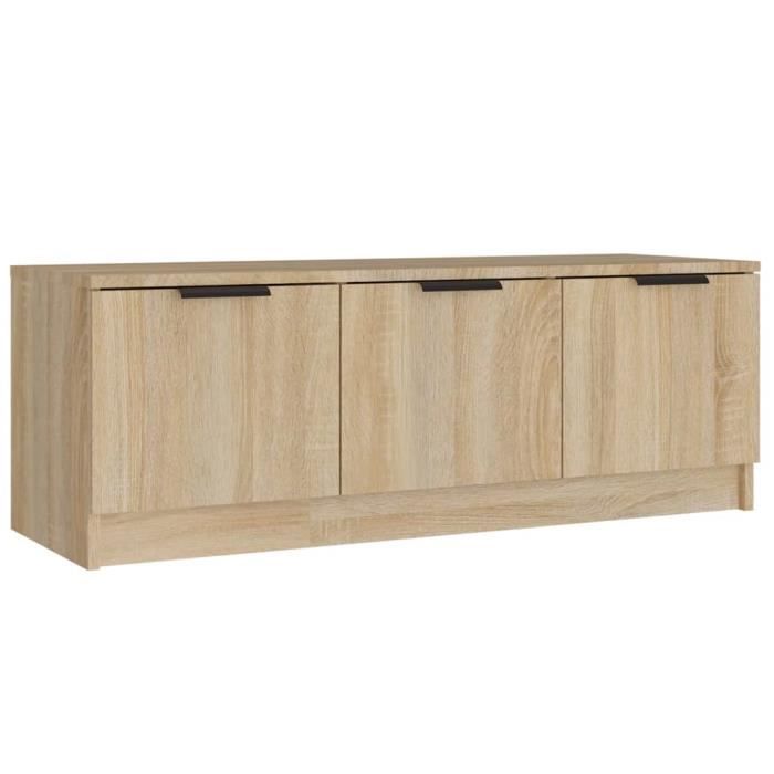 VidaXL TV Cabinet Sonoma Oak 102x35x36.5 Cm Engineered Wood811361