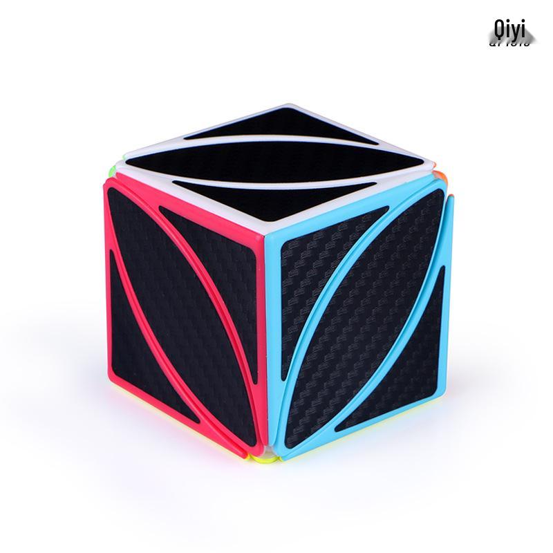 Qiyi Carbon Fiber Magic Cube Set 2x2 to 5x5 & Maple Leaf Pyramid Puzzle