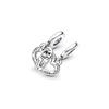 Pandora Heart Letter Decoration Pendant Unisex Pendant Silver 799538C01