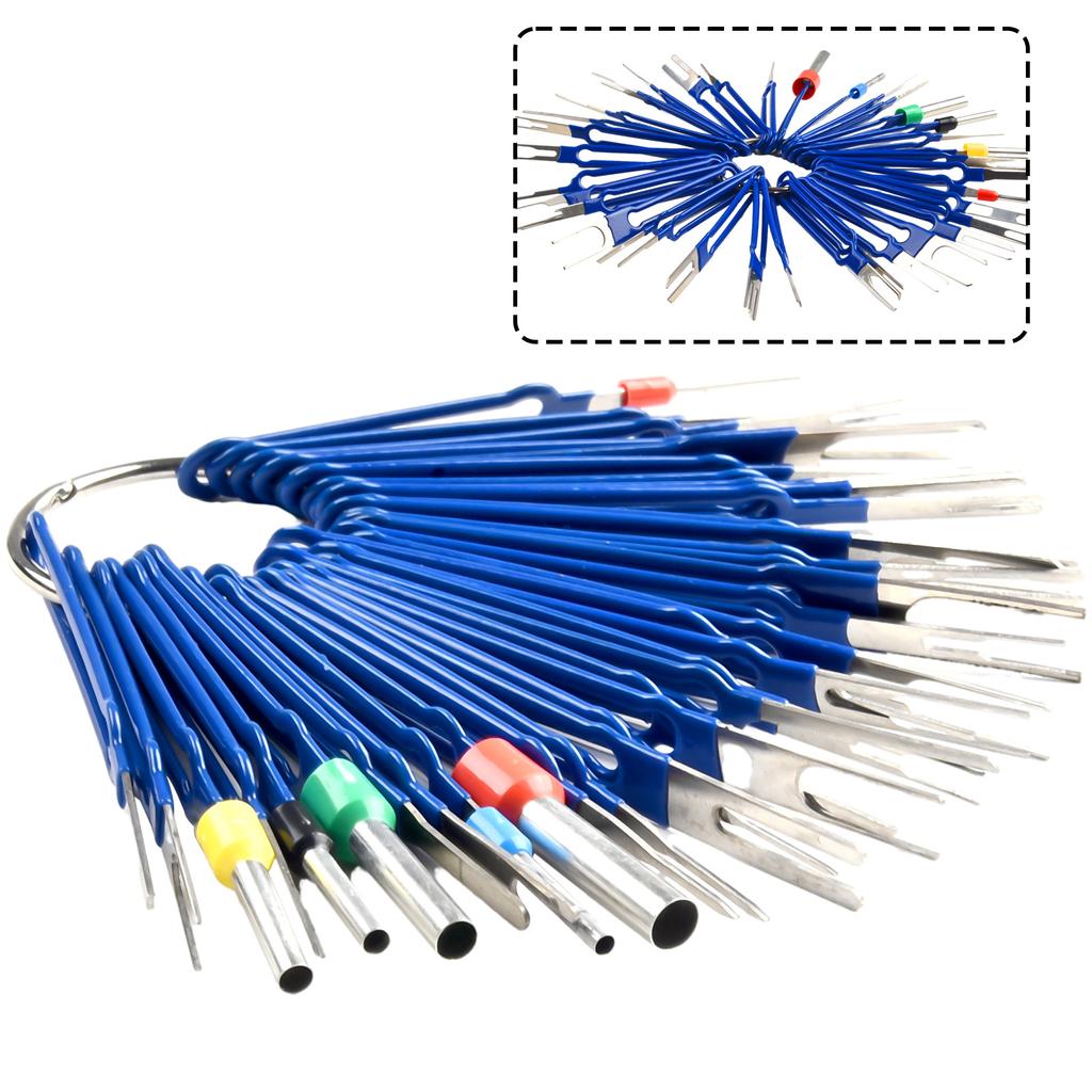 36Pcs Terminal Removal Tool Kit Depinning Tool Electrical Connector Pin Removal Terminal Disassembly Tools Car Pin Extraction