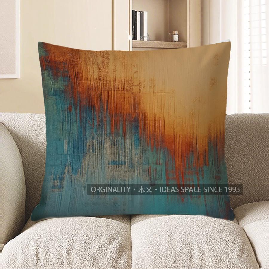 Home Decor Abstract Art Pattern Throw Pillow Cover Pattern Cushion Cover Suitable For Sofa Bedroom Car Pillow Cover
