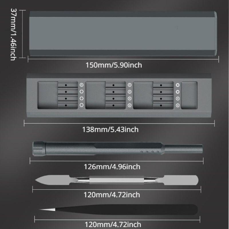 

1 Set 44 in 1 Precision Screwdriver Set Multifunctional Home Repair Tool Mobile Phone Computer Repair Screwdriver Gift