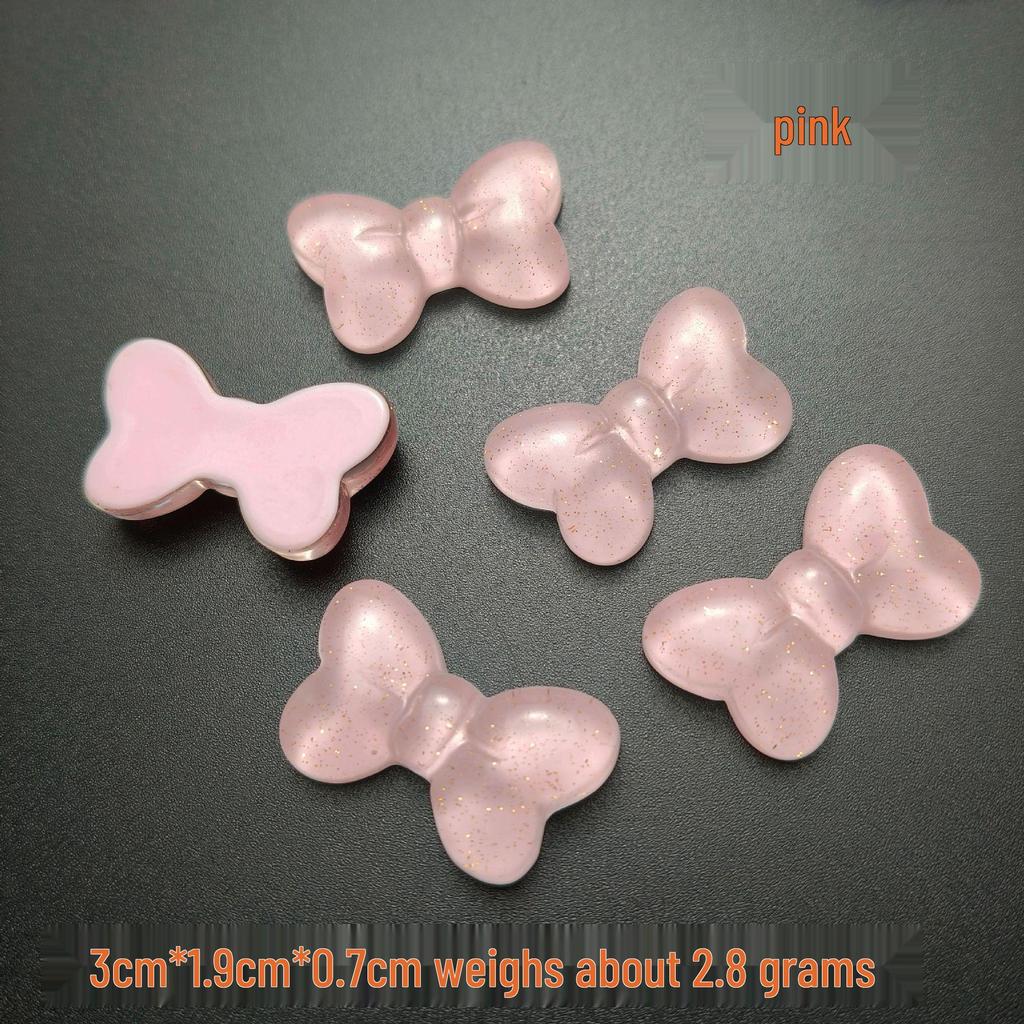 Kitty Cat Cartoon Bow Tie Resin Hair Clip Jewelry Accessory