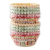Artem Side Dish Cups, Lunch Box Cups, Size 8, Checkered Pattern, 3 Colors, 125 Cups X 2 Packs, Microwave Safe, Made In Japan