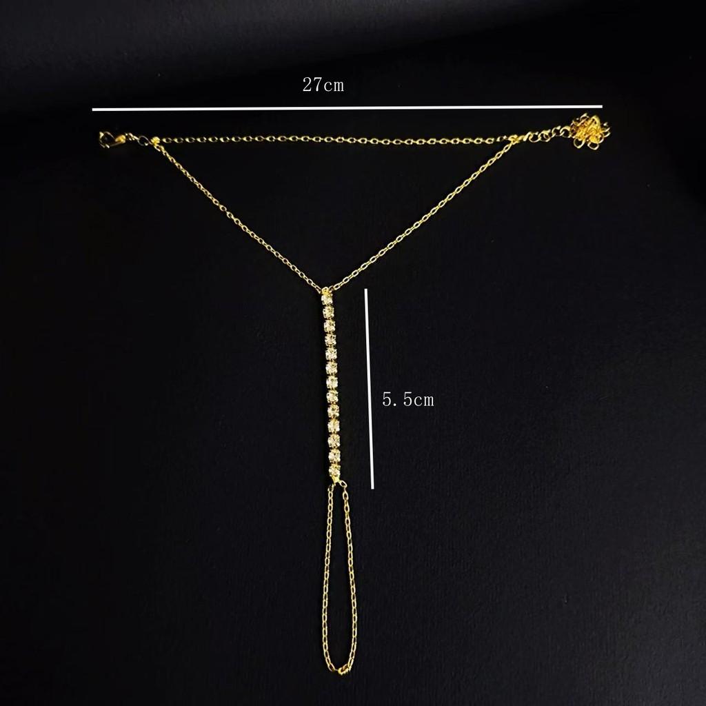 Elegant Water Drilled Hand Chain Accesory For Women With Line Style Design For Travel