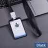 Vertical ID Name Card Case Aluminum Alloy Business Card Badge Holder Lanyard Strap Office SuppliesGood product