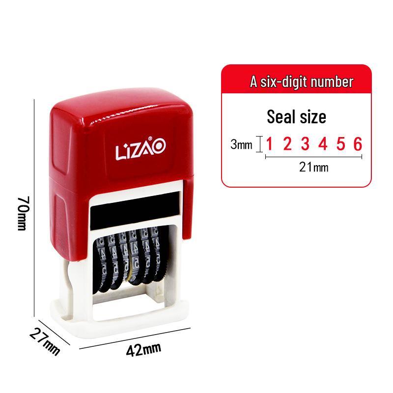 Automatic Re-inking Teacher QC Date Stamp with Adjustable Year, Month, Day