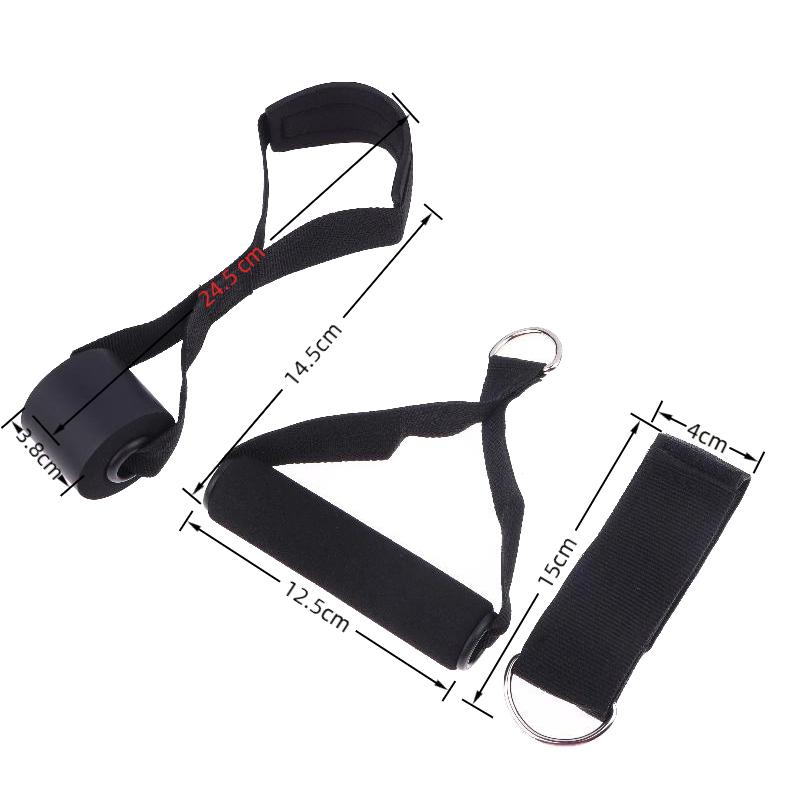1Set Pull Rope Grip Fitness Accessories Exercise Band Handle Rally Handle For Yoga Hammock Handle Resistance Bands Foam Handle
