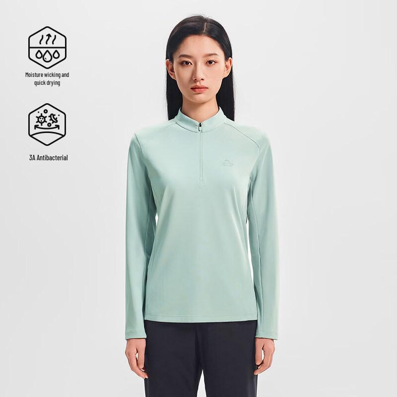 Pelliot Women's Outdoor Moisture-Wicking Hiking Long-Sleeve T-Shirt