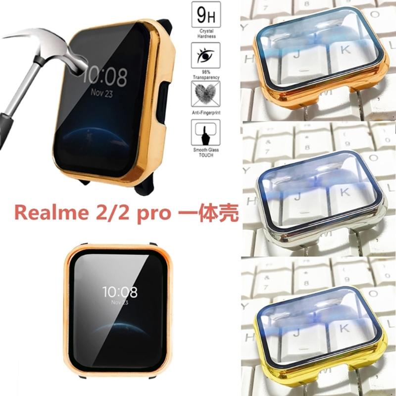 Full Protective for Case PC Cover For RealmeWatch 2 Waterproof Screen for Shell Cover for Smart Watch One-piece Housing