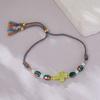 Colorful Cross Braided Bracelet For Women Bohemia  Pearls Adjustable Bracelet Friendship Jewelry