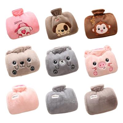 Hot Water Bottle with Cover PVC Hot Water Bag for Neck Shoulder Pains and Hand Feet Warmer Hot Compress and Cold Therapy