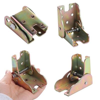 Table Connector Folding Table Leg Bracket Corrosion Resistance Smooth Surface Folding Table Legs Hinges 90 Degree Metal Sofa