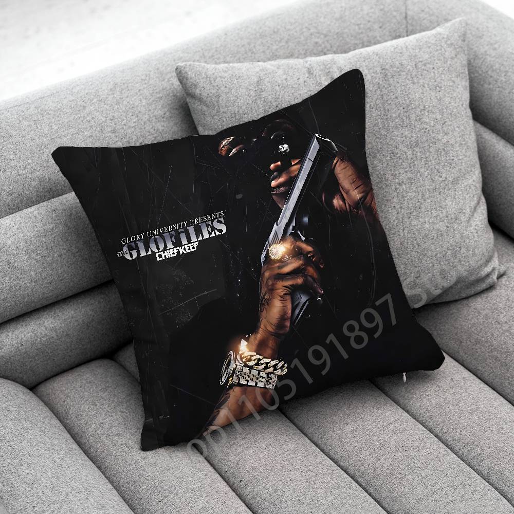 C-Chief K-Keef Endlich Reich Widmung Kissenbezug Für 40x40cm 45x45cm 50x50cm 55x55cm Quadratischer Sofakissenbezug Hülle