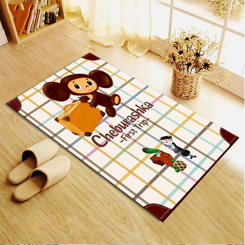 2025 New Cheburashka Cute Carpet Rug for Living Room Bedroom Home Sofa Decoration,Kids play Non-slip Floor Mat17