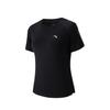 Training Womens Short Sleeve Moisture Wicking Knitted Top Summer T-Shirt Women Tops Black 962627116-5