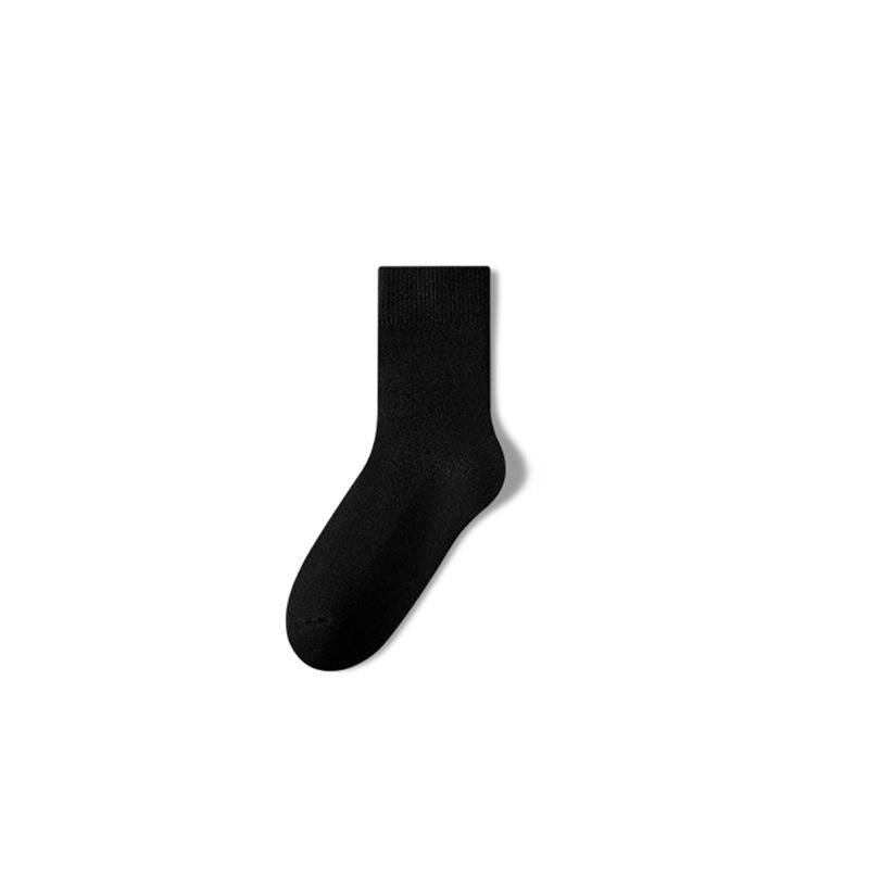 Wool Socks for Men In Autumn and Winter, Thickened and Fleece Loop Mid-calf Socks for Men, Warm Socks, Super Thick Fleece Socks