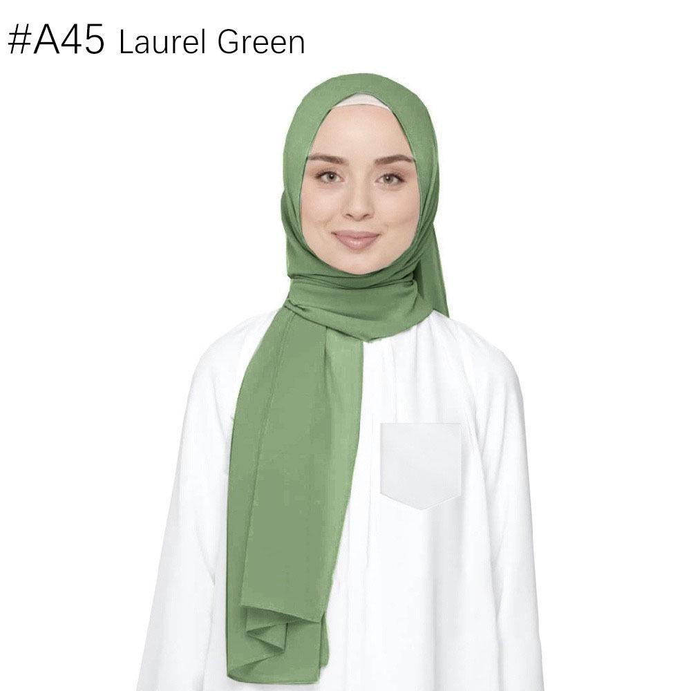 Ethnische Perlen Chiffon Bubble Kopftuch - Malaysia Schalkollektion