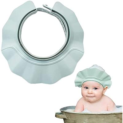 Bonnet de douche réglable pour bébé, protection des yeux, des oreilles, de la tête, en silicone souple et étanche, pour enfants et tout-petits
