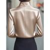 Women's Dressy Blouse Plain Elegant Daily Stylish High Neck Regular Tops
