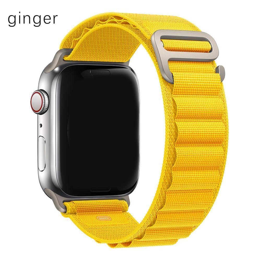 Alpine Loop Band for Apple Watch Ultra 2/Ultra 49mm 45mm 41mm 44mm 40mm 42mm Sport Nylon Outdool Breathable Strap for iWatch Series 9 8 7 SE 6 5 4 3