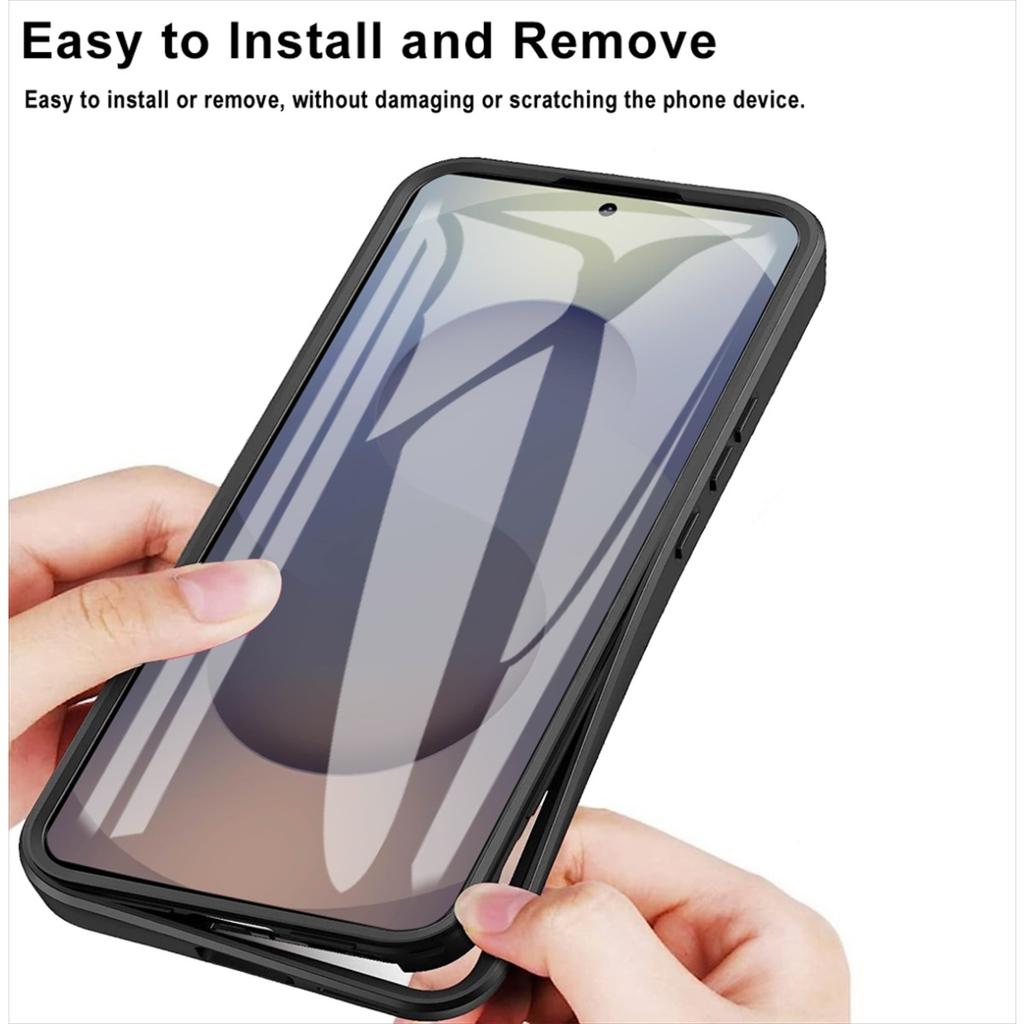 Transparent Anti Shock Anti Fall 360 Full Protect Phone Case for Samsung Galaxy S25 Edge S26 S24 Ultra S23 S26 S25 Plus S25 FE