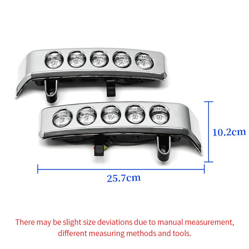 For Toyota Land Cruiser LC70 LC71 LC76 LC78 LC79 FJ70 FJ71 FJ76 J79 LED Front Bumper Lamp Daytime Running Light Cover Trim