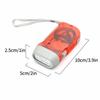 Hand Pressing LED Flashlight Rechargeable Energy Saving Charging Torch Solar Powered Portable Outdoor Camping Flashlight