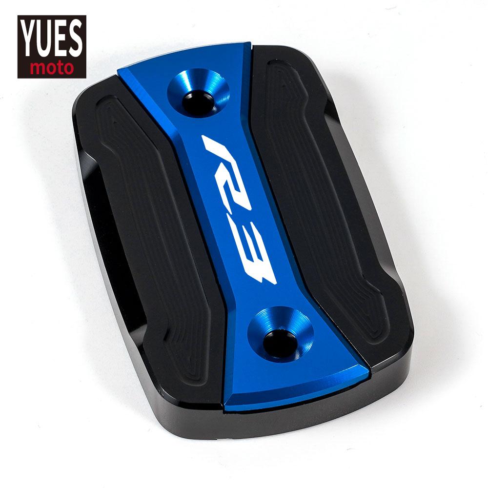 Motorcycle Accessories CNC High Quality Front Brake Oil Fluid Reservoir Cap Billet For YAMAHA R3 YZF R3 2015-
