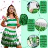 Fringe Skirt Football Match Fan Set Football Theme Cheerleading Gear Set  Game Day Match Party