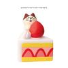 Strawberry Chocolate DIY Resin Cat Figurine - Valentine’s Day & Qixi Festival Gift/Decoration