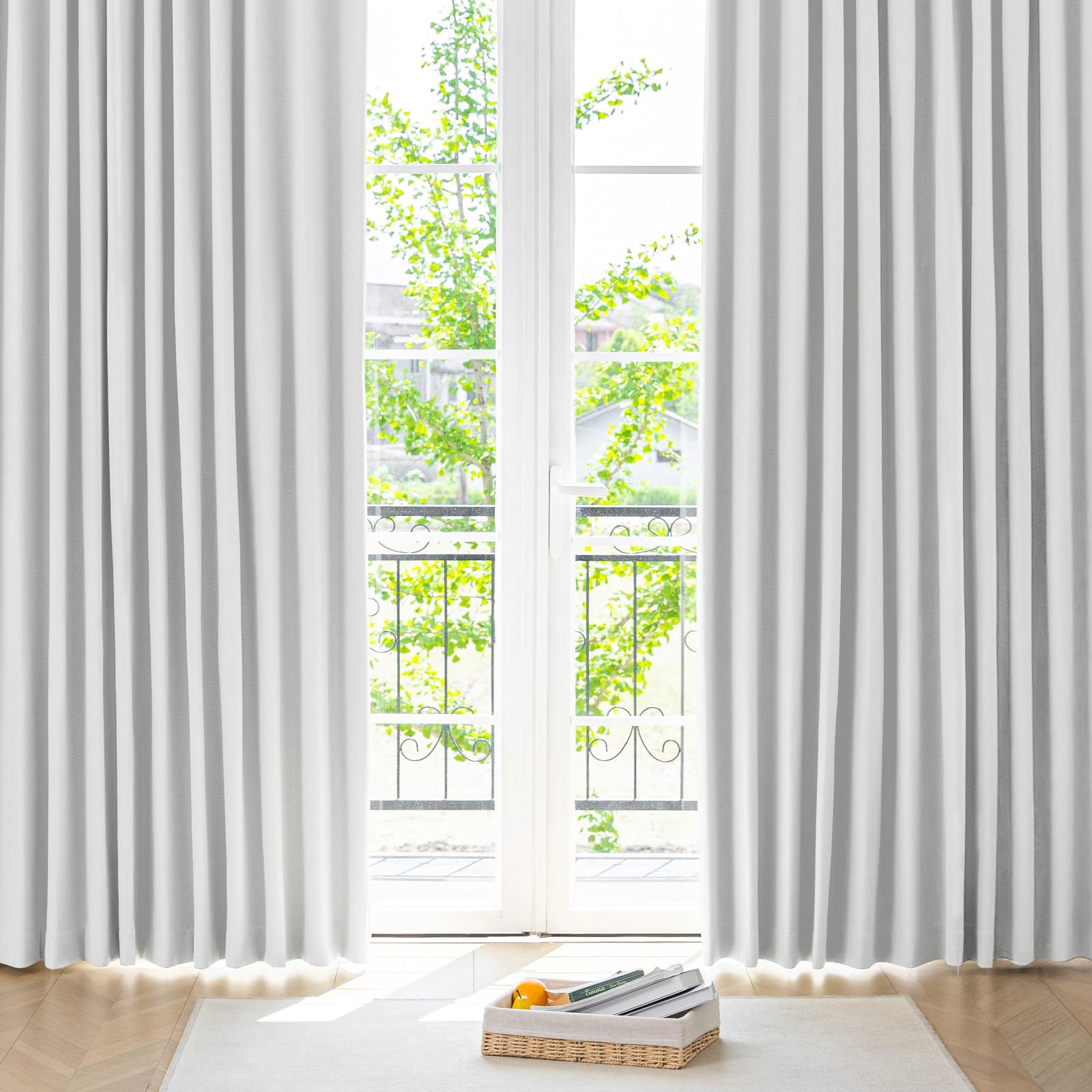 AIFY Blackout Curtains - Lightweight yet provides excellent light blocking, heat insulation, soundproofing, energy saving, heat shielding, heat retent