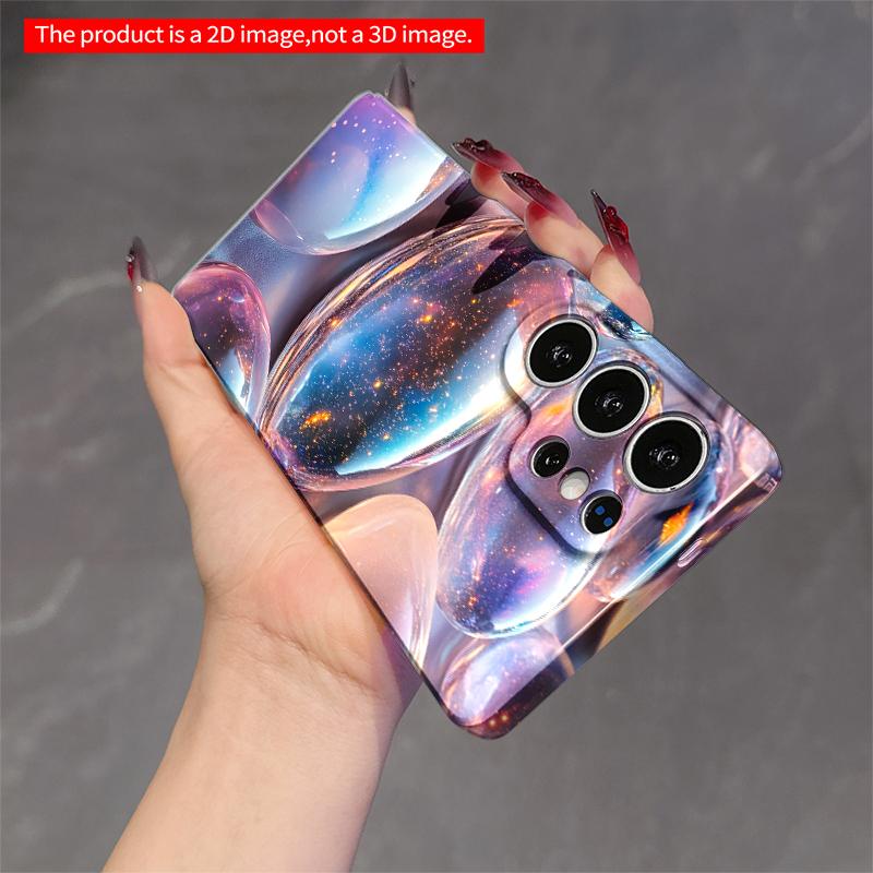 2DFlat Samsung Phone Case Galaxy Sparkle Glass Pebbles Phone Case Applicable To Galaxy S22 S23 S24 S25ULTRA S26 A12 A13 A14 A15 A16