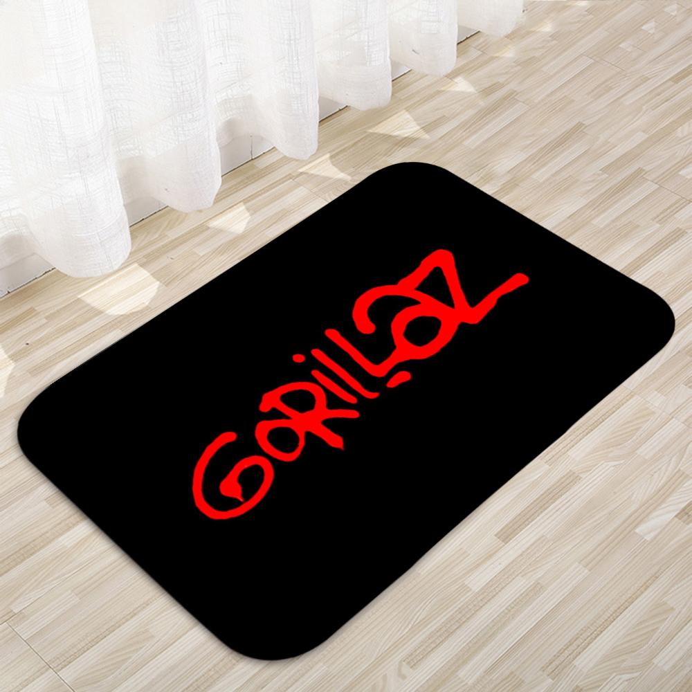 

Gorillaz Rock Band logo Floor Mats Home Carpet Door Mats Modern Decor Carpet Anti-Slip Floor Mats 712 40cmx60cm